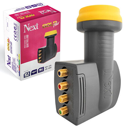 NEXT PLUS 4Lü Lnb Santral Gold 0.1Db 3D 4K