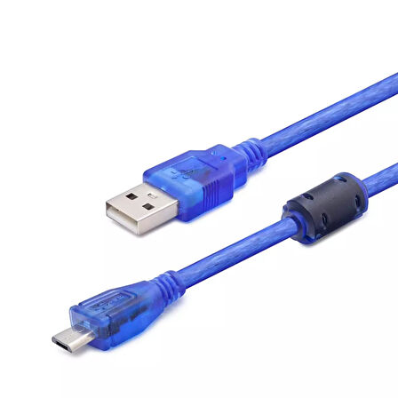 ŞARJ KABLO USB TO MICRO PS4 1.5MT FİLTRELİ HD-4403