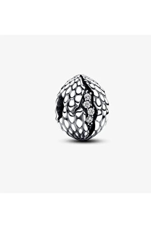 Game Of Thrones Işıltılı Ejderha Yumurtası 925 Ayar Gümüş Charm
