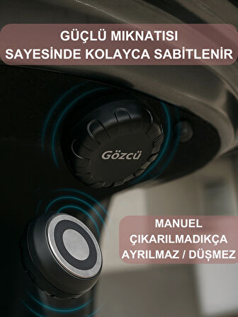Gözcü Mobil Mega Takip Cihazı IOS Android Uyumlu Motor Araç Taşıt GPS Cihazı IP68 Su Geçirmez Akıllı Takibi (5-10 Dakika Aralıklı Sinyal Alır)