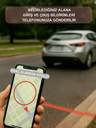 Gözcü Mobil Mega Takip Cihazı IOS Android Uyumlu Motor Araç Taşıt GPS Cihazı IP68 Su Geçirmez Akıllı Takibi (5-10 Dakika Aralıklı Sinyal Alır)