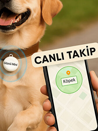 Gözcü Mobil Mini Ios Android Uyumlu Airtag Anlık Geçmişe Dönük Konum Gps Araç Motor Çocuk Akıllı Takip Cihazı (5-10 Dakika Aralıklı Sinyal Alır)