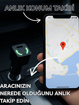 Gözcü Mobil Çakmaklık Takip Cihazı Araç GPS Takip Sistemi Anlık Konum Takibi Geçmişe Dönük Konum Takibi Geofence
