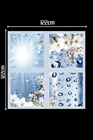 124cm X 124cm-dörtlü- Led-sıva Üstü-216watt-tavan-led Aydınlatma-avize Modelleri-ışık