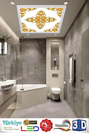 Banyo Lambası- 60w Banyo Aydınlatma Modelleri-trendyol Özel Ürün-60x60 Led Lamba
