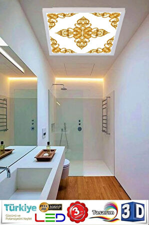 Banyo Lambası- 60w Banyo Aydınlatma Modelleri-trendyol Özel Ürün-60x60 Led Lamba