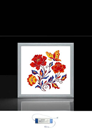 Kramz Led Avize 60cmx60cm -60w Kaliteli Aydınlatma Serisi-hd Led Panel, Yeni Modern Çerçeve