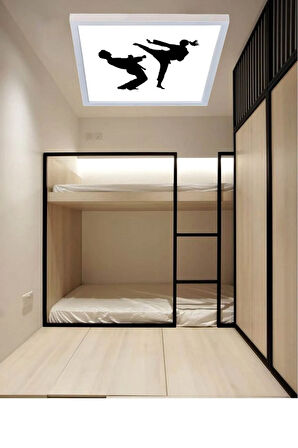 Judo Led Aydınlatma - 60w Tavana Model Hd Avize- 60x60 - Beyaz Işık, Modern Avize