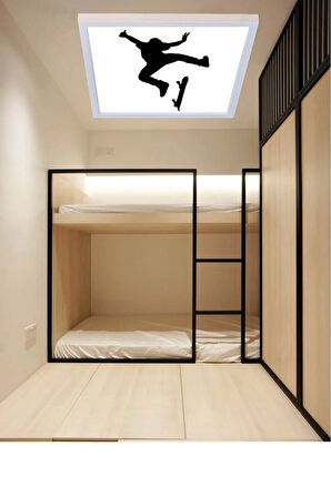 Kaykaycı Yeni Nesil Genç Led Aydınlatma-60w Büyük Tasarım Avize- 60x60 -beyaz Işık