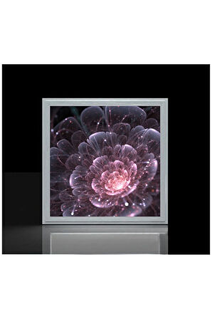 Yeni 60watt-60x60 -ledli Yatak Odası Avize- Uv Baskı Tasarım Aydınlatma-tavana Yapışık-kolay Montaj