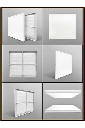 Ledli Yatak Odası 60watt Avize-60cm X 60cm - Tavana Yapışık-kolay Montaj Avize