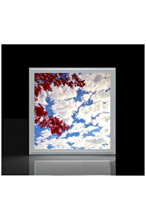 60watt Yatak Odası Ledli Avize-60cm X 60cm Kare Aydınlatma- Tavana Yapışık Model-kolay Montaj Avize