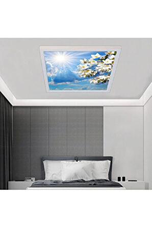 60x60 Led-54watt-trendyol Avize-yatak Odası-tavan Avize-beyaz-tavana Yapışık Model-salon Avize