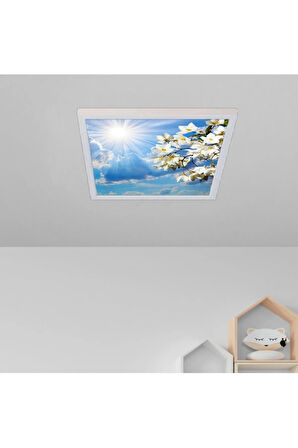 60x60 Led-54watt-trendyol Avize-yatak Odası-tavan Avize-beyaz-tavana Yapışık Model-salon Avize