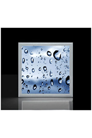 Damla Model-banyo Avize-60x60 Ledli-hd Baskılı-led Wc-banyo Avize-54watt-tavana Yapışık Lamba-beyaz