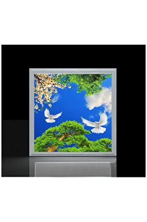 Led 60x60 Büyük Model Hd Baskılı-trendyol Avize-ev-banyo-salon Avize Modelleri-54watt-tavana Model