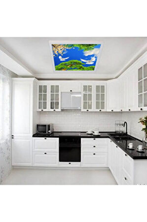 Led 60x60 Büyük Model Hd Baskılı-trendyol Avize-ev-banyo-salon Avize Modelleri-54watt-tavana Model