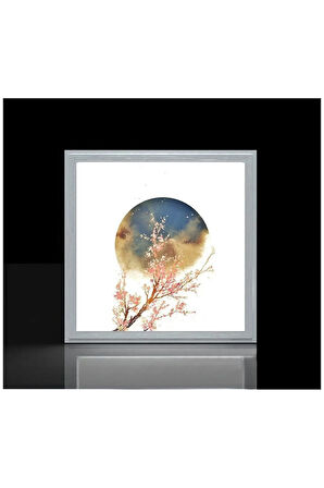 Dolunay Tasarım-modern Avize-60x60 Ledli-tavan Avize--54watt-tavana Yapışık Lamba-yatak Odası Avize-