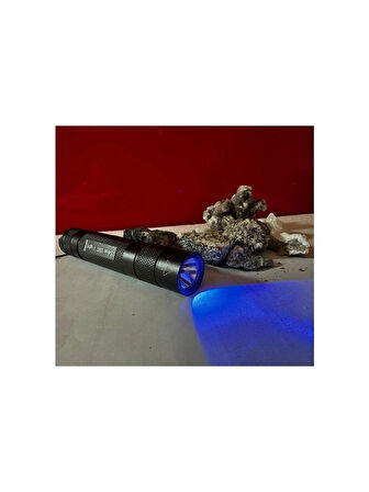 Mor Işık UV LED El Feneri - Sahte Para ve İz Tespit Lambası