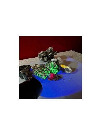 Mor Işık UV LED El Feneri - Sahte Para ve İz Tespit Lambası