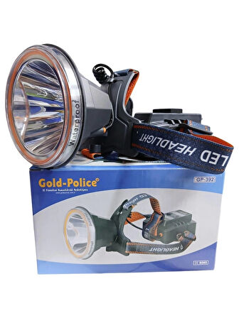 Profesyonel Şarjlı Kafa Lambası - Süper Parlak LED, Uzun Menzil Aydınlatma, Arka İkaz Işıklı 