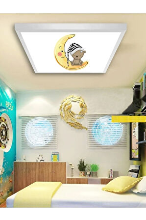 Turşu-bebek Odası Avize-60x60-54w-led-bebek Odası Avize-trendyo- Led Avize Modelleri-2022 Moda Avize