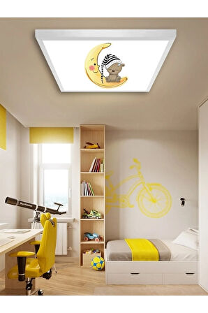 Turşu-bebek Odası Avize-60x60-54w-led-bebek Odası Avize-trendyo- Led Avize Modelleri-2022 Moda Avize