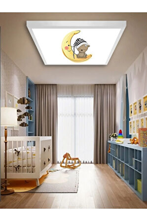 Turşu-bebek Odası Avize-60x60-54w-led-bebek Odası Avize-trendyo- Led Avize Modelleri-2022 Moda Avize
