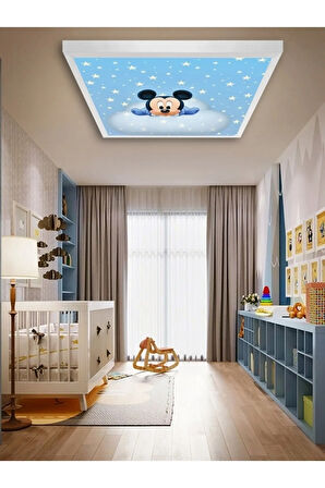 Rüyacı -bebek Odası Avize-60cmx60cm-54watt-led-çoçuk Odası Avize Modelleri-samsung Led-aydınlatma