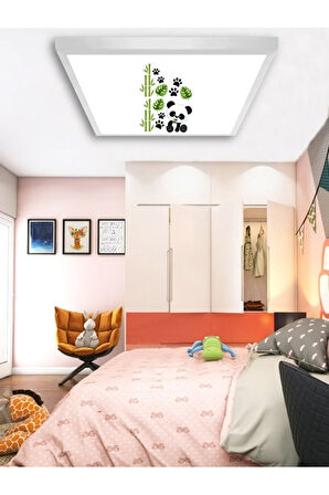 Genç Odası Avize-60cmx60cm-54watt-led-6500 Kelvin (beyaz)-salon Avize Modelleri -tekli Avize