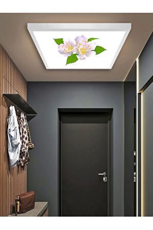 Koridor Avize-60x60-54w-led-armatür-koridor-aydınlatma-desenli-panel-koridor-led-lamba-ışık Tavan