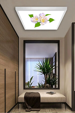 Koridor Avize-60x60-54w-led-armatür-koridor-aydınlatma-desenli-panel-koridor-led-lamba-ışık Tavan