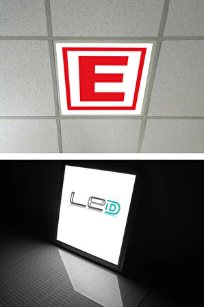 60cmx60cm Led Armatür-60x60 Taş Yünü Asma Tavan Ledi-54w-beyaz-led Panel-asma Tavan Led-sıva Altı