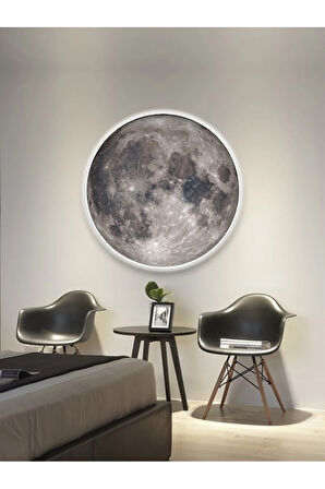 Modern Aplik - Moon Led Aplik, 30cm Çap Led 25watt, Duvar Aplikleri, Trendyol Aplik, Aplik Modelleri