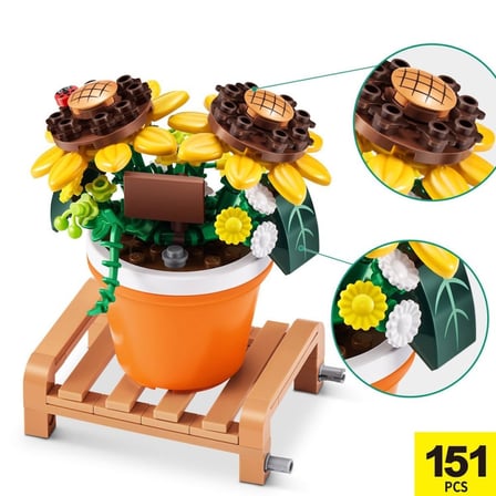 MiniklabToys Mnb08000 Max Saksı Bitkileri Sürprizi 151 Parça