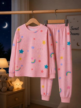 %100 Pamuk 4 Mevsim Çocuk Pijama Takımı 8-13 Yaş | Yumuşak Dokulu