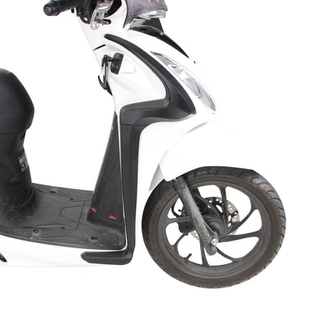 GP Kompozit Honda Dio 2021-2025 Uyumlu Bacak Koruma Siyah