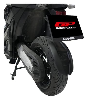 GP Kompozit Honda X-ADV 2017-2026 Uyumlu Arka Çamur Sıyırıcı Siyah
