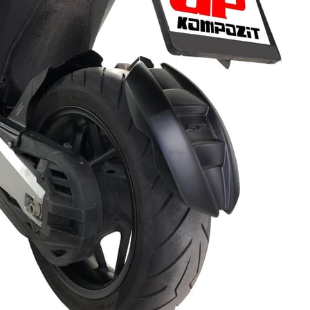 GP Kompozit Honda Forza 750 2021-2024 Uyumlu Arka Çamur Sıyırıcı Siyah