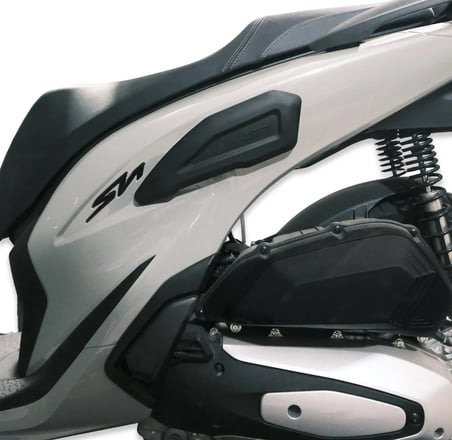 GP Kompozit Honda SH 125 2024 Uyumlu Sele Altı Grenaj Koruma Siyah