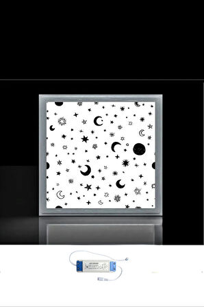 Gecemsi Tasarım, Led Avize, Yatak Odası Lamba,60w -büyük Boy Avize (60CMX60CM)