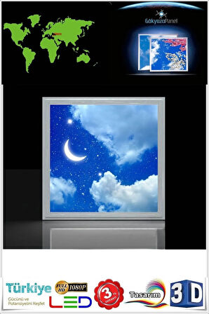 Yatak Odası-aydede Model 60w Yeni Nesil Aydınlatma 60x60 Led Avize,mükemmel Işık