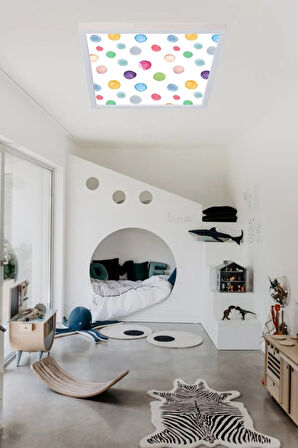 Homojen Işık Led Panel Aydınlatma 54w Avize 60cmx60cm