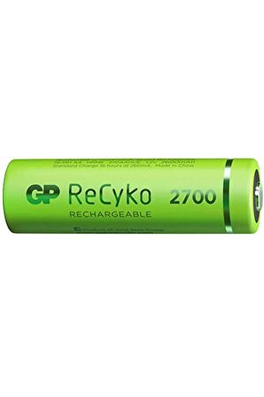 GP Recyko+ 2700 Aa Kalem Ni-mh Şarjlı Pil, 1.2 Volt, 6'lı Kart