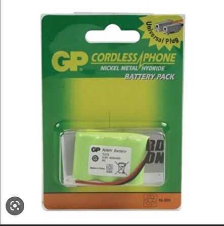 GP Batteries T279 600mAh 3.6V 3'lü Kısa Telsiz Telefon Pili