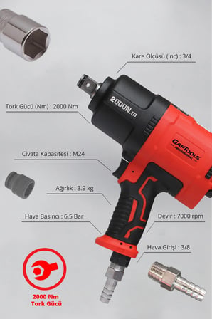 Havalı Somun Sökme 3/4 GP3401