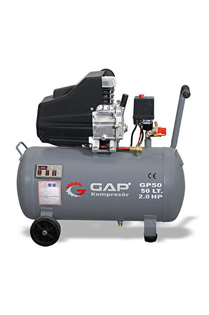 Hava Kompresörü Pistonlu 50 lt 8 Bar 2 Hp GP50
