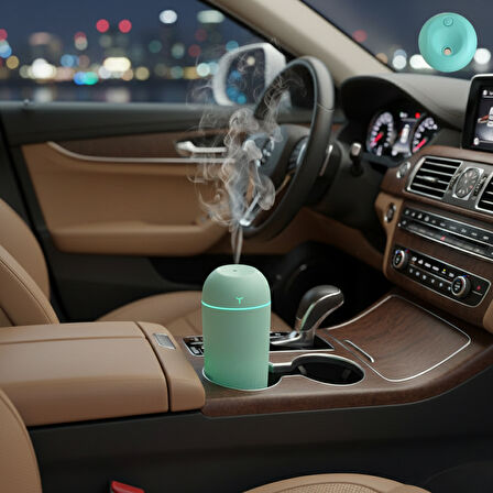 420ML RGB Işıklı Mini Sessiz USB Hava Nemlendirici & Aroma Difüzör