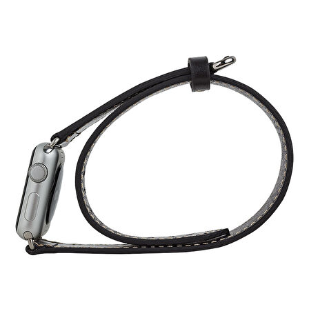 Apple Watch Uyumlu Deri Kordon 38-40-41mm DT RST1