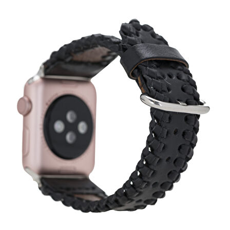 Apple Watch Uyumlu Deri Kordon 42-44-45mm SM43 RST1